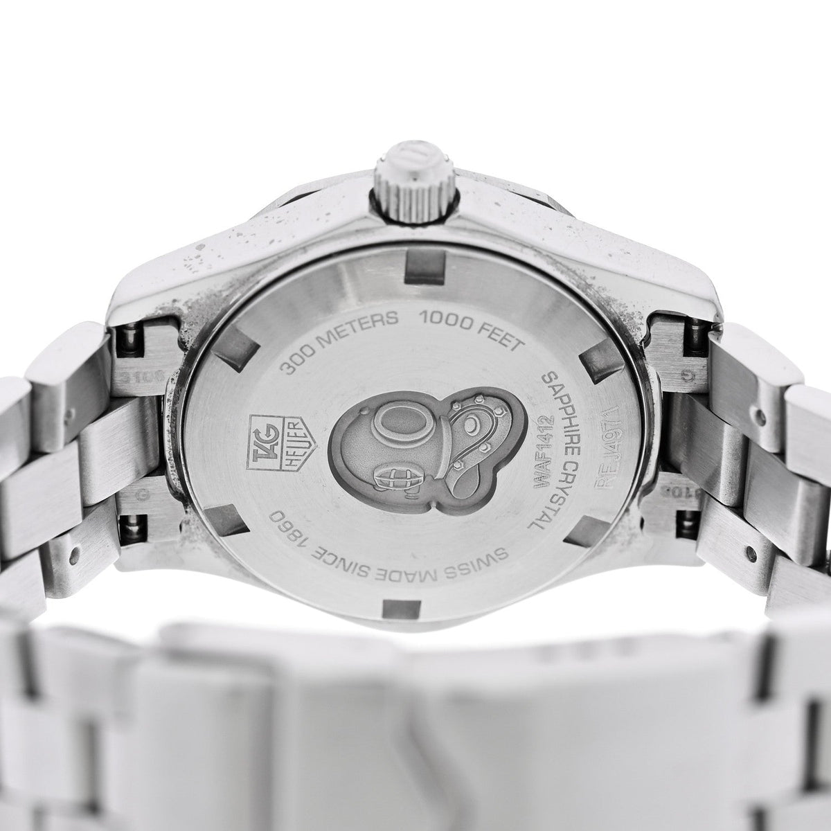 Tag Heuer Stainless Steel 27mm Aquaracer Watch WAF1412