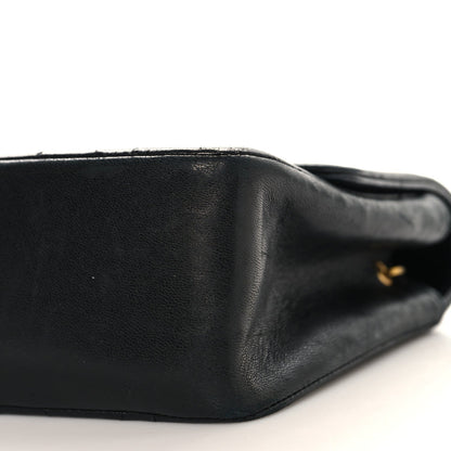 Chanel Lambskin Quilted Diana Small Single Flap Black