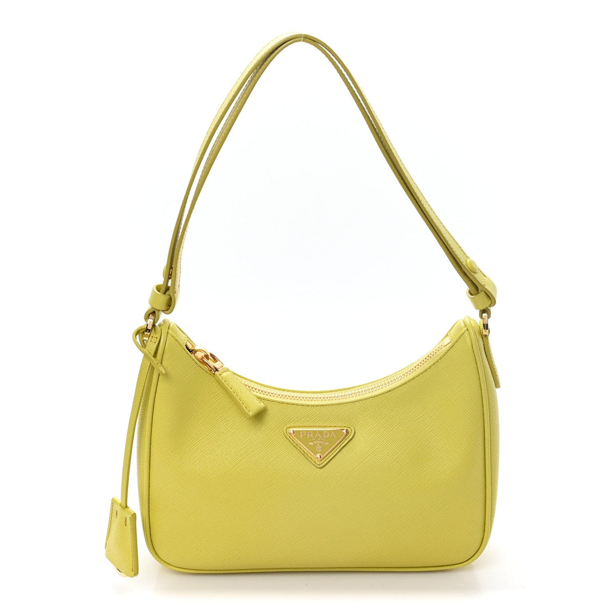 Prada Saffiano Lux Mini Re-Edition Shoulder Bag Cedro