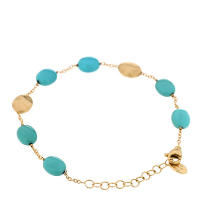 Marco Bicego 18K Yellow Gold Siviglia Turquoise Bracelet