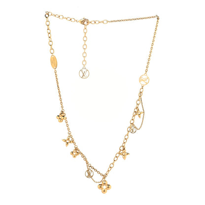 Louis Vuitton Metal Blooming Supple Necklace Gold