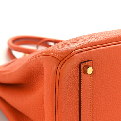 Hermes Togo Birkin 35 Orange