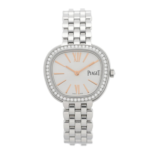 Piaget Stainless Steel Diamond 29mm Sixtie Quartz Watch