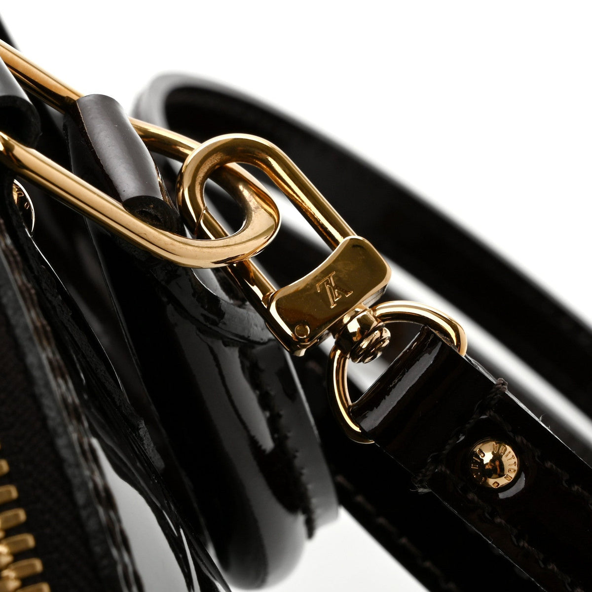 Louis Vuitton Vernis Alma BB Amarante