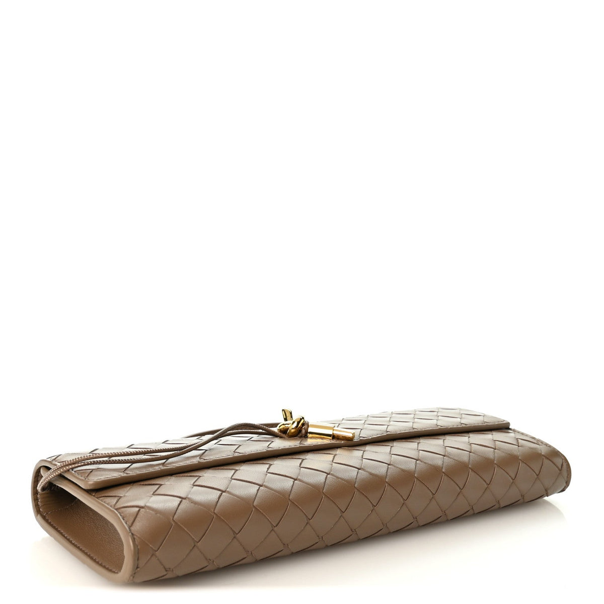 Bottega Veneta Nappa Intrecciato Long Andiamo Top Handle Clutch Pinecone 1983109