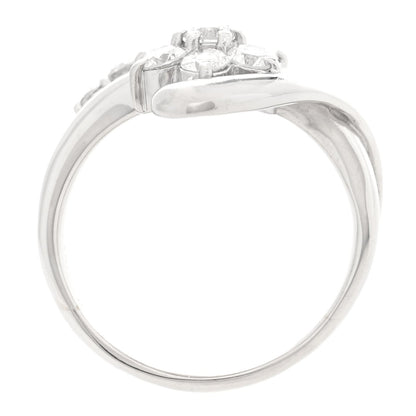 Platinum Diamond 1.06ctw Flower Ring 52 6