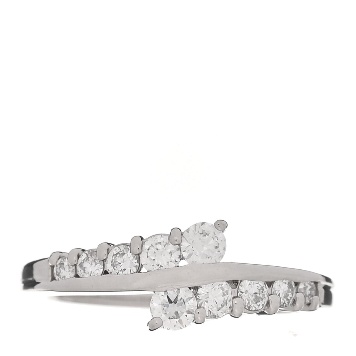 Parker & West Platinum 0.50ct Diamond Band Ring 52 6