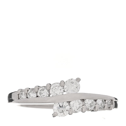 Parker & West Platinum 0.50ct Diamond Band Ring 52 6