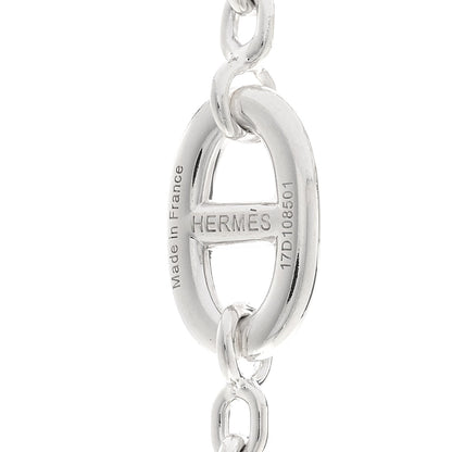 Hermes Sterling Silver Farandole Necklace 80