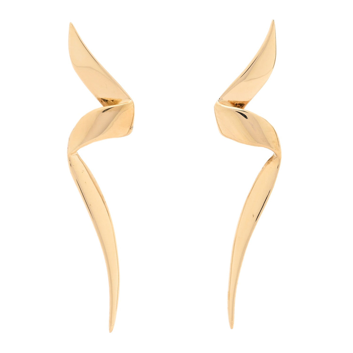 Tiffany 18K Yellow Gold Paloma Picasso Chrysalis Earrings