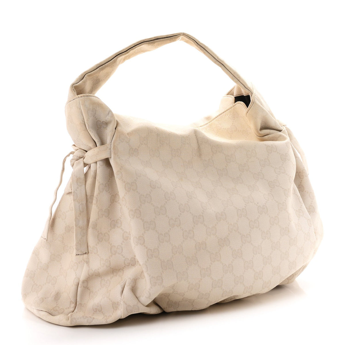 Gucci Monogram Medium Hysteria Tote Off White