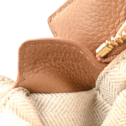 Loewe Grained Calfskin Small Puzzle Edge Bag Toffee 1909881