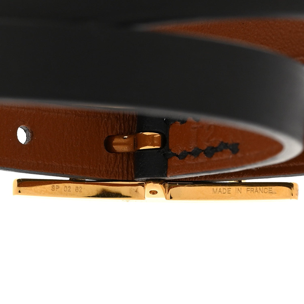 Hermes Chamonix Tadelakt Behapi Double Tour Bracelet T2