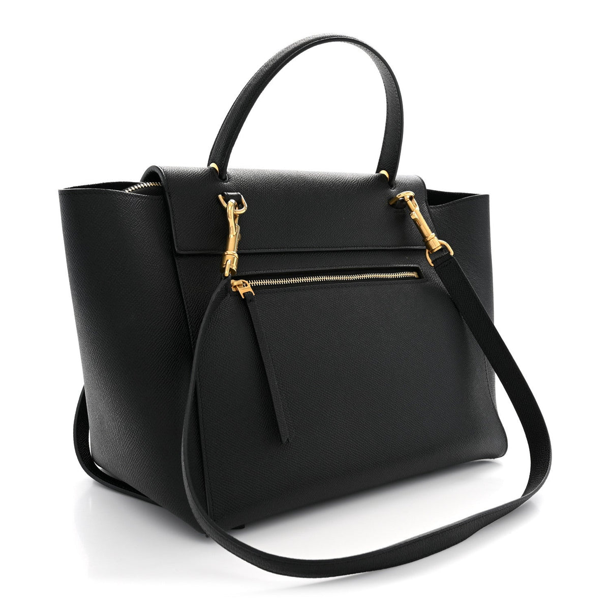 Celine Grained Calfskin Mini Belt Bag Black