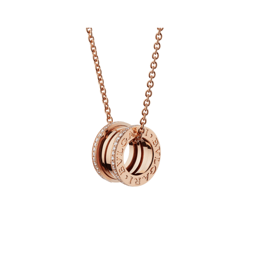 18K Gold Diamond B.zero1 Necklace