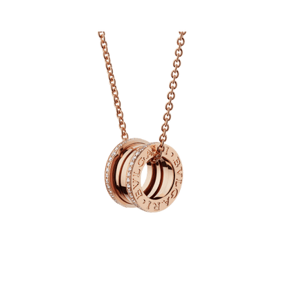18K Gold Diamond B.zero1 Necklace