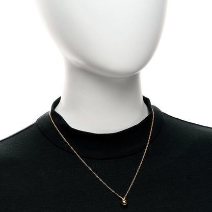Tiffany 18K Yellow Gold 8mm HardWear Ball Pendant Necklace