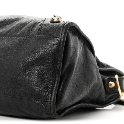 Balenciaga Agneau Giant 12 Gold City Black