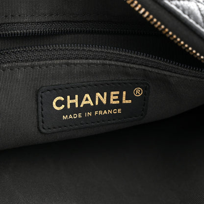 Chanel Iridescent Caviar Quilted Small Coco Tassel Camera Case Black