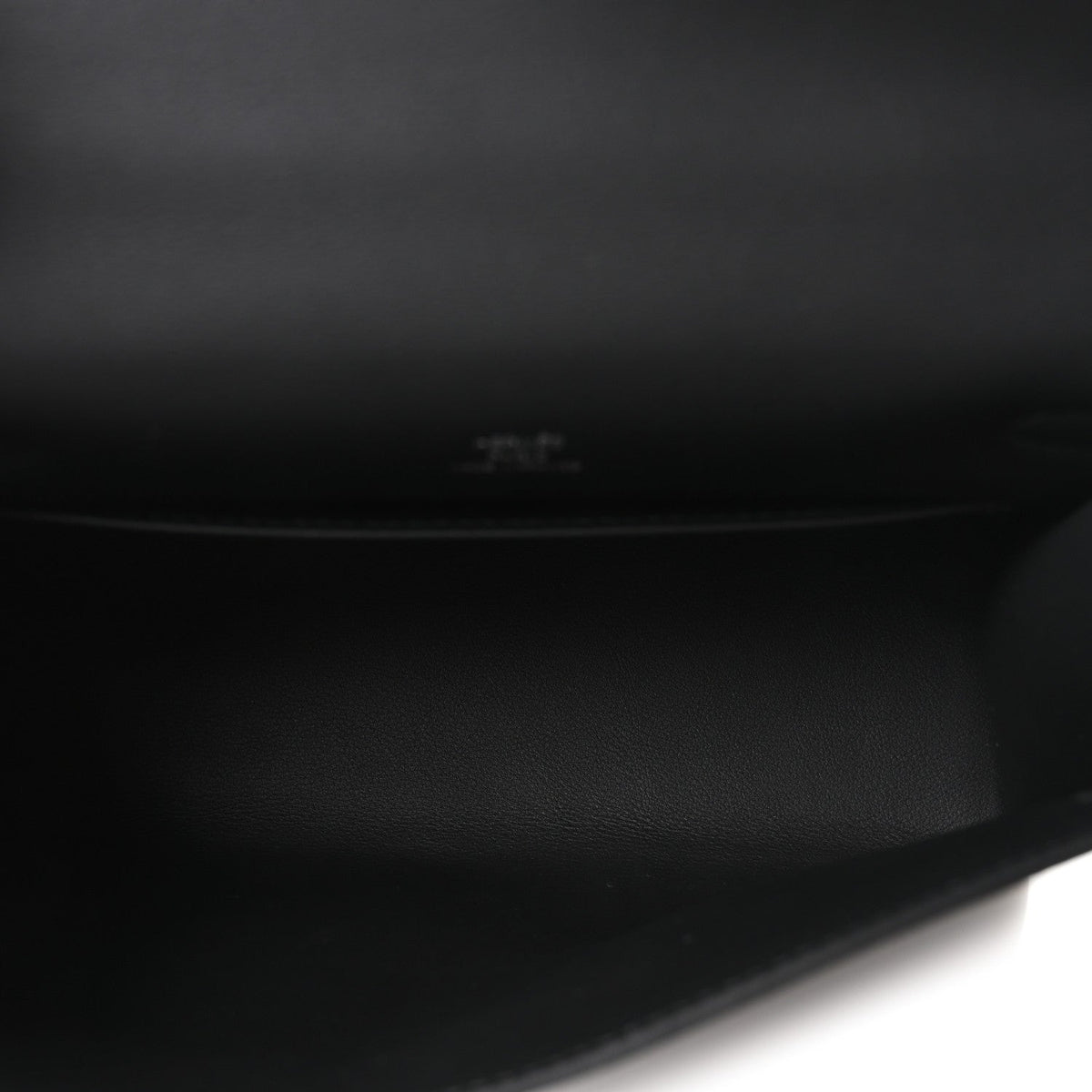 Hermes Swift Kelly Pochette Clutch Black