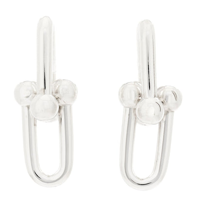 Tiffany Sterling Silver Large HardWear Link Earrings
