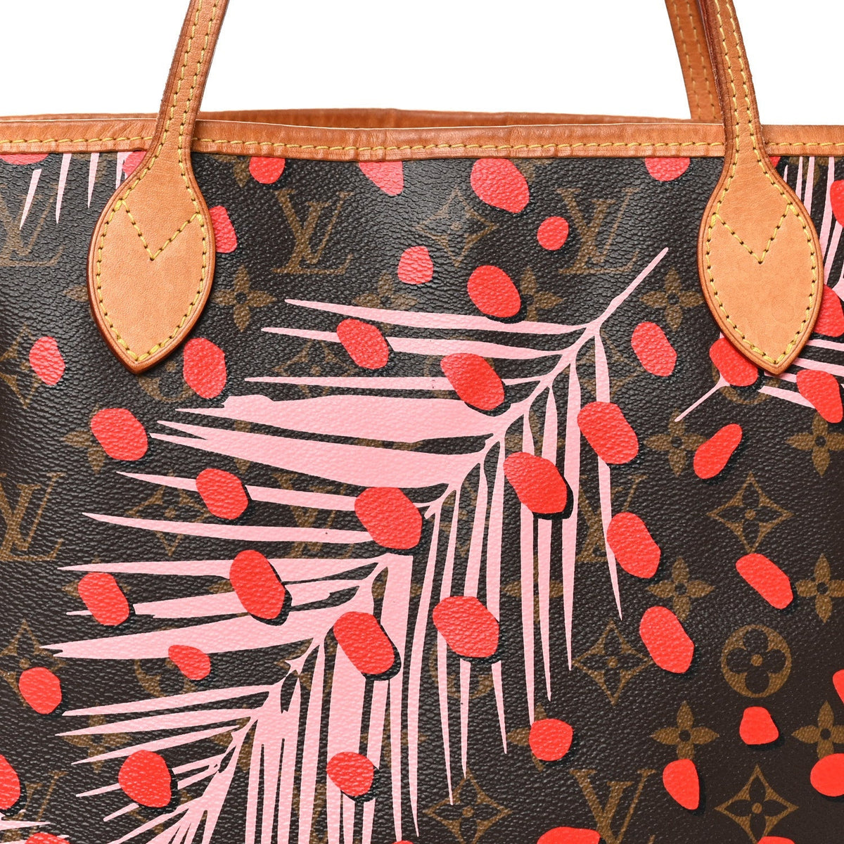 Louis Vuitton Monogram Jungle Dots Neo Neverfull MM Sugar Pink Poppy