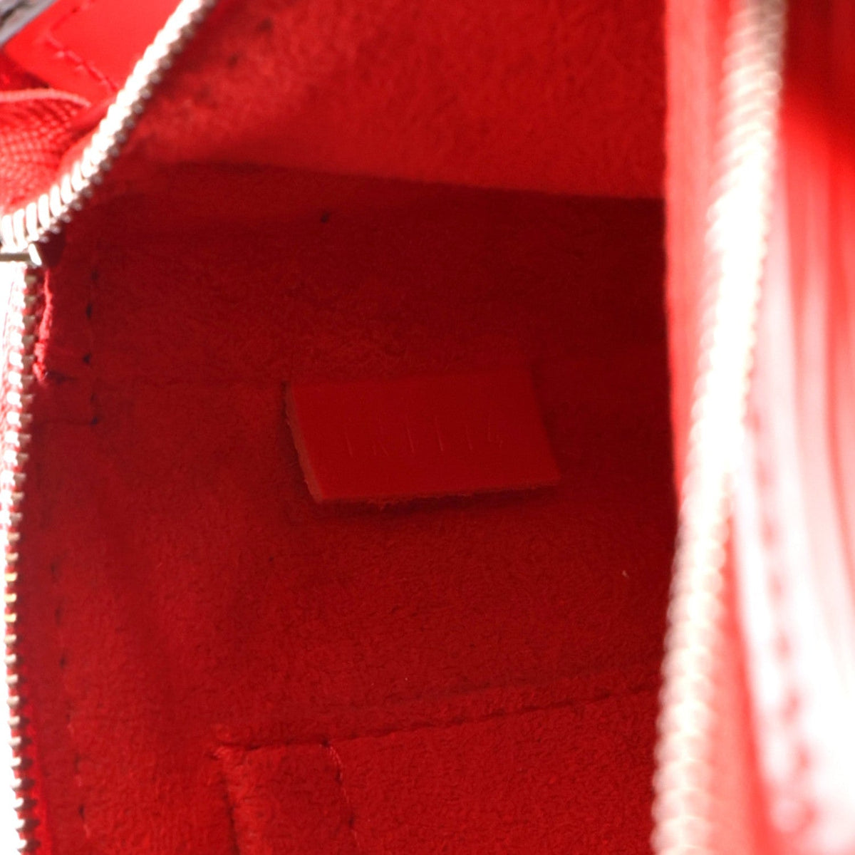 Louis Vuitton Epi Pochette Accessories NM Coquelicot