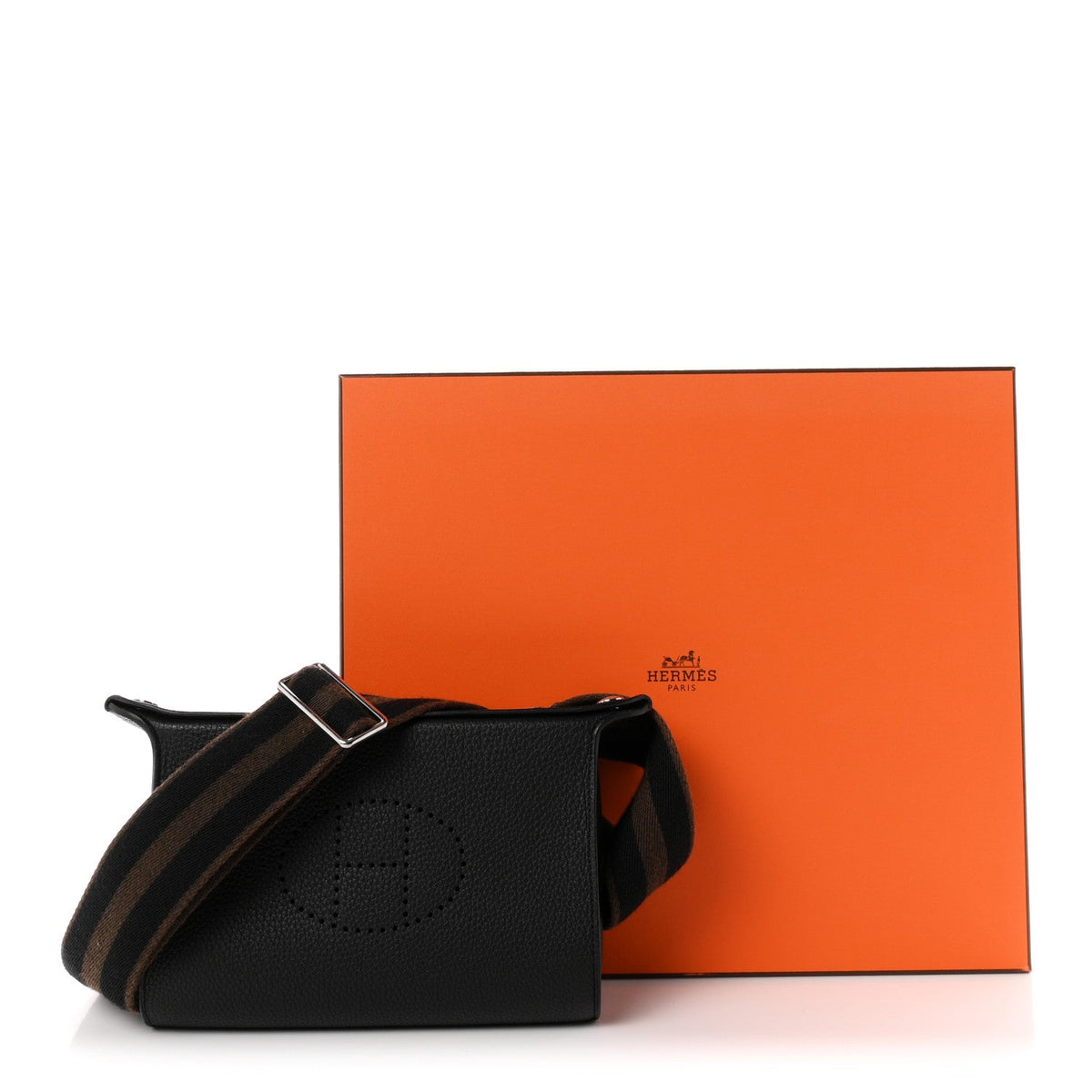 Hermès Togo Videpoches Black Ebene