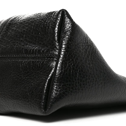 Chloe Grained Calfskin Medium Spin Tote Woodrose