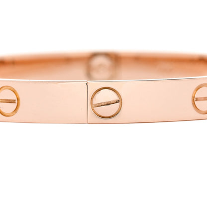 Cartier 18K Pink Gold LOVE Bracelet 17