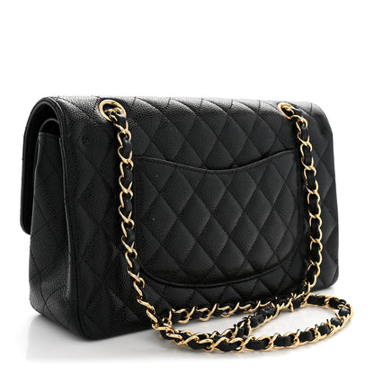 Chanel Caviar Quilted Medium Double Flap Black 1982984