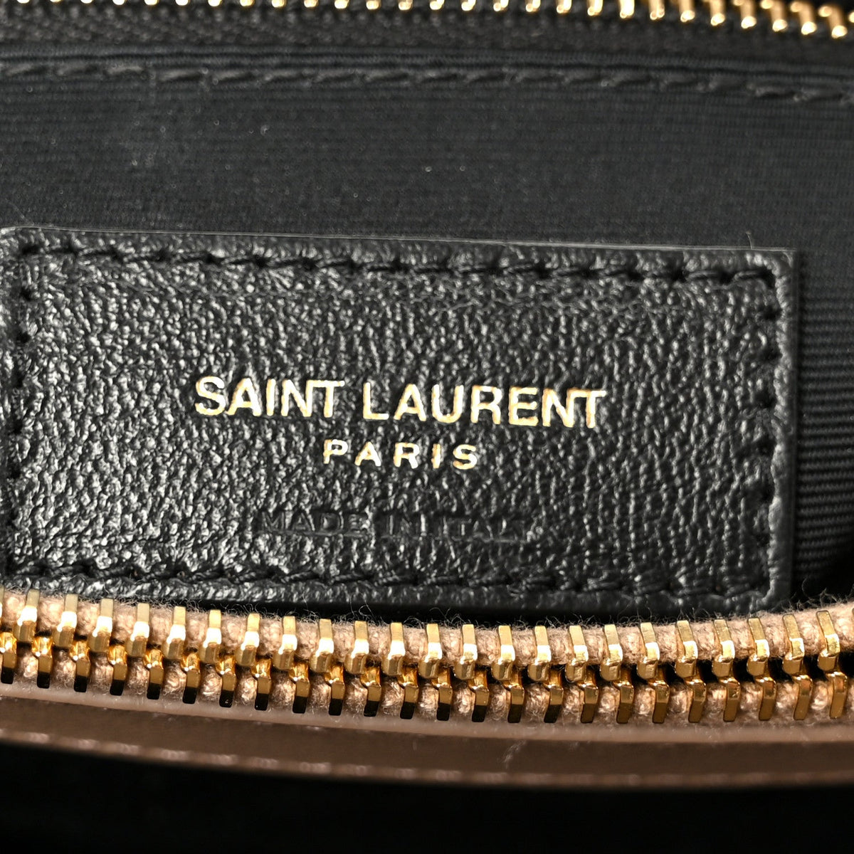 Saint Laurent Suede Y Quilted Medium Loulou Chain Satchel Taupe