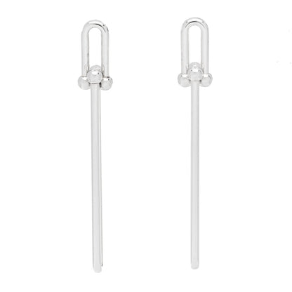 Tiffany Sterling Silver HardWear Double Long Link Earrings