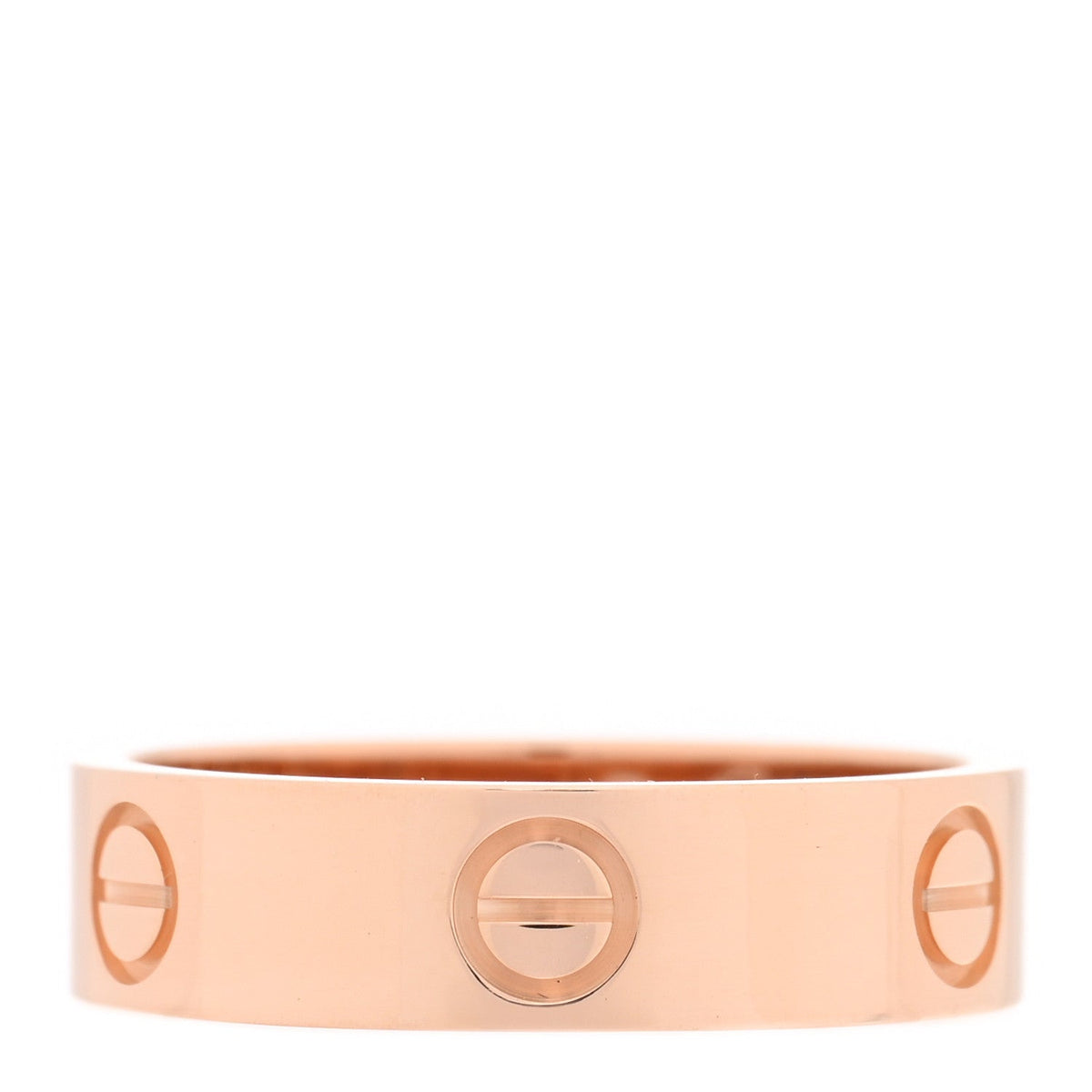 Cartier 18K Pink Gold 5.5mm LOVE Ring 58 8.25