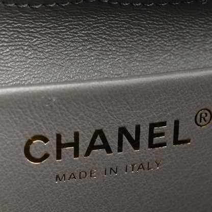 Chanel Suede Calfskin Mini Souplissimo Flap Dark Grey