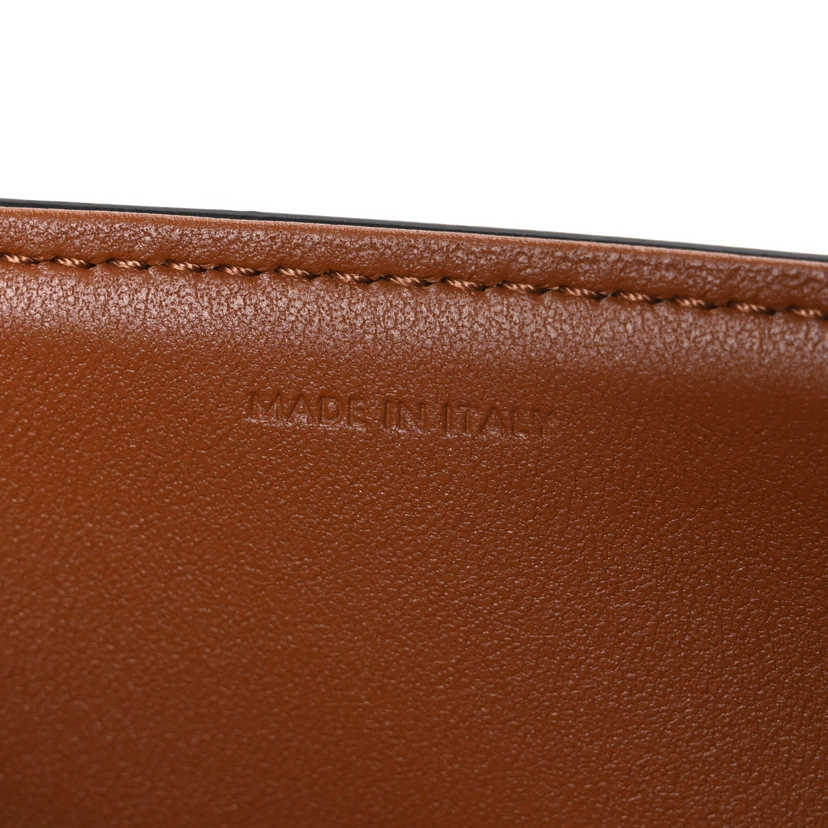 Celine Natural Calfskin Medium Triomphe Bag Tan