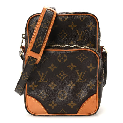 Louis Vuitton Monogram Coated Canvas Amazone Bag Brown