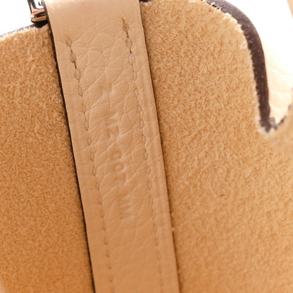Hermes Taurillon Clemence Picotin Lock 18 PM Bag Nata