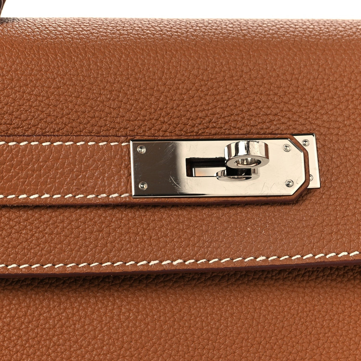 Hermes Togo 28cm Kelly Retourne Bag Gold
