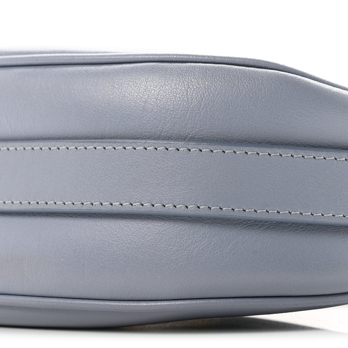 Celine Smooth Calfskin Medium Strap Ava Shoulder Bag Arctic Blue