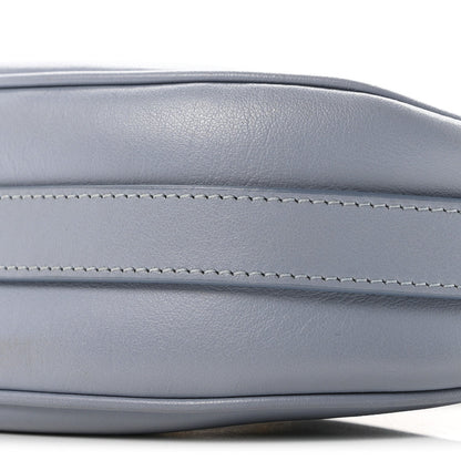 Celine Smooth Calfskin Medium Strap Ava Shoulder Bag Arctic Blue