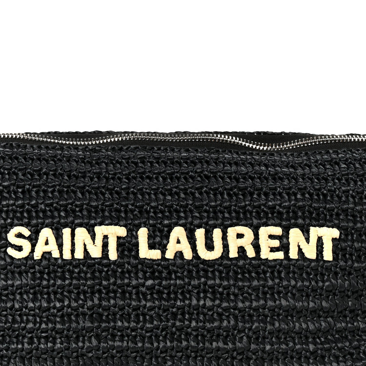 Saint Laurent Raffia Le Crossbody Black 1919393