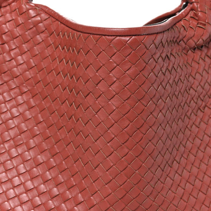 Bottega Veneta Nappa Intrecciato Large Veneta Hobo Brique