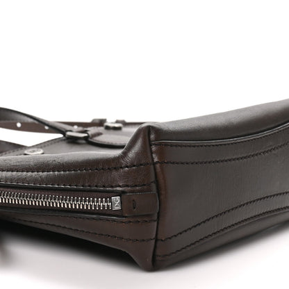 Dolce & Gabbana Tempesta Calfskin Atene Shopping Bag Brown