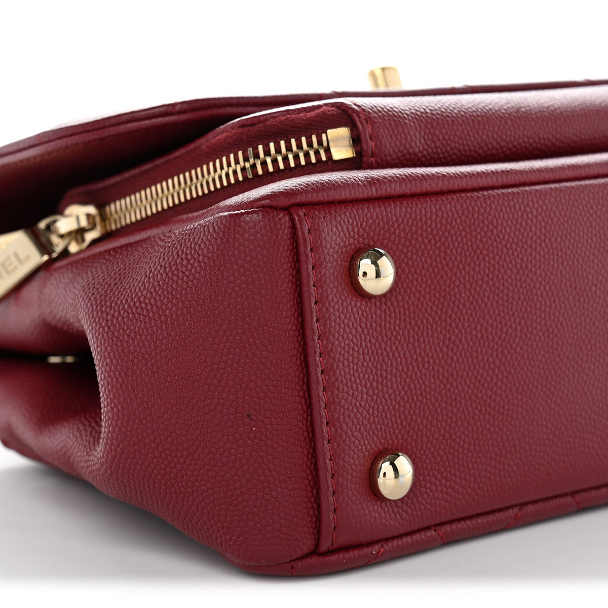 Chanel Caviar Quilted Small Business Affinity Flap Bag Burgundy