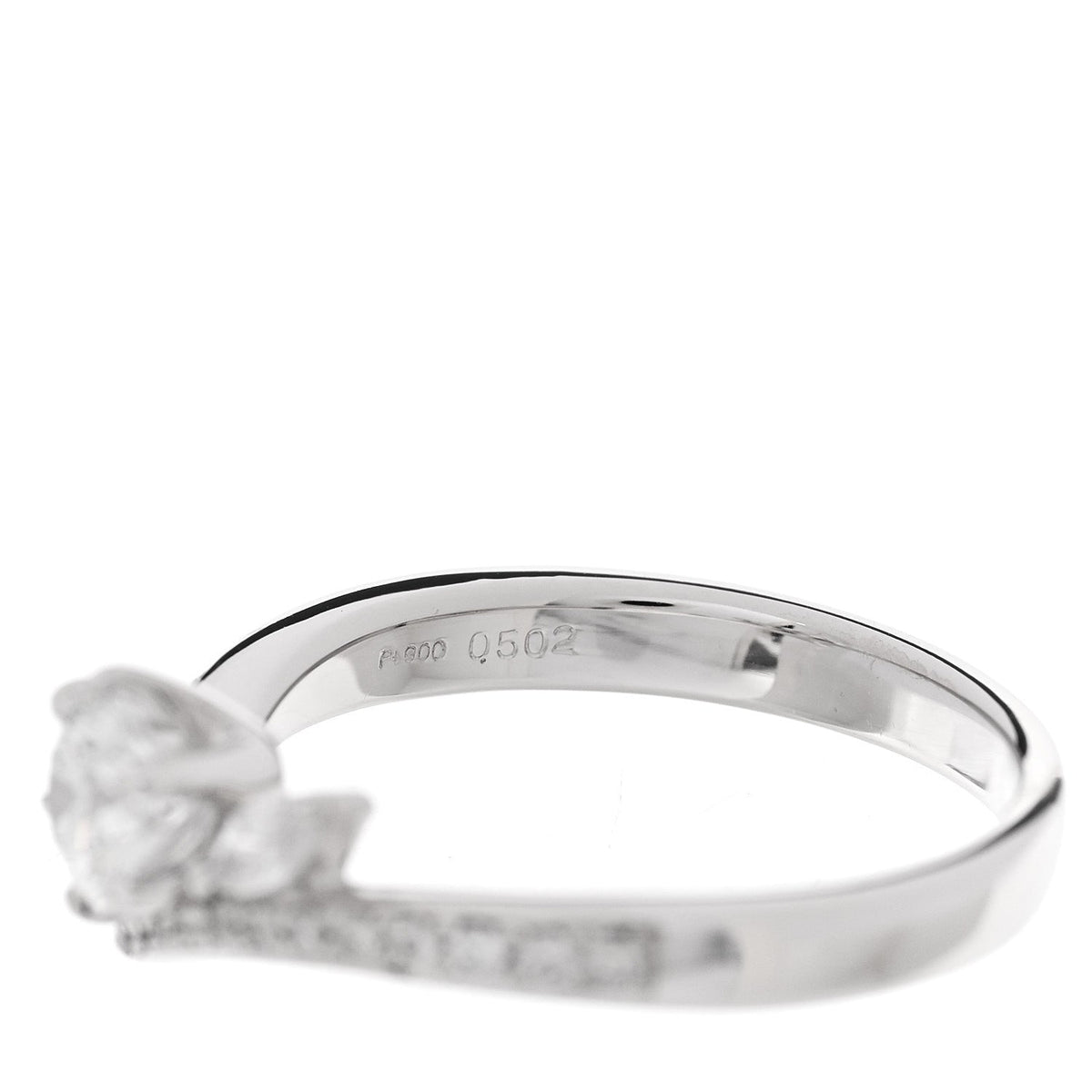 Parker & West by FASHIONPHILEPlatinum Diamond .50ctw Round Marquise Cut Pave Ring  53 6.5