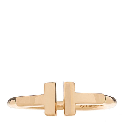 Tiffany 18K Rose Gold T Wire Ring 4