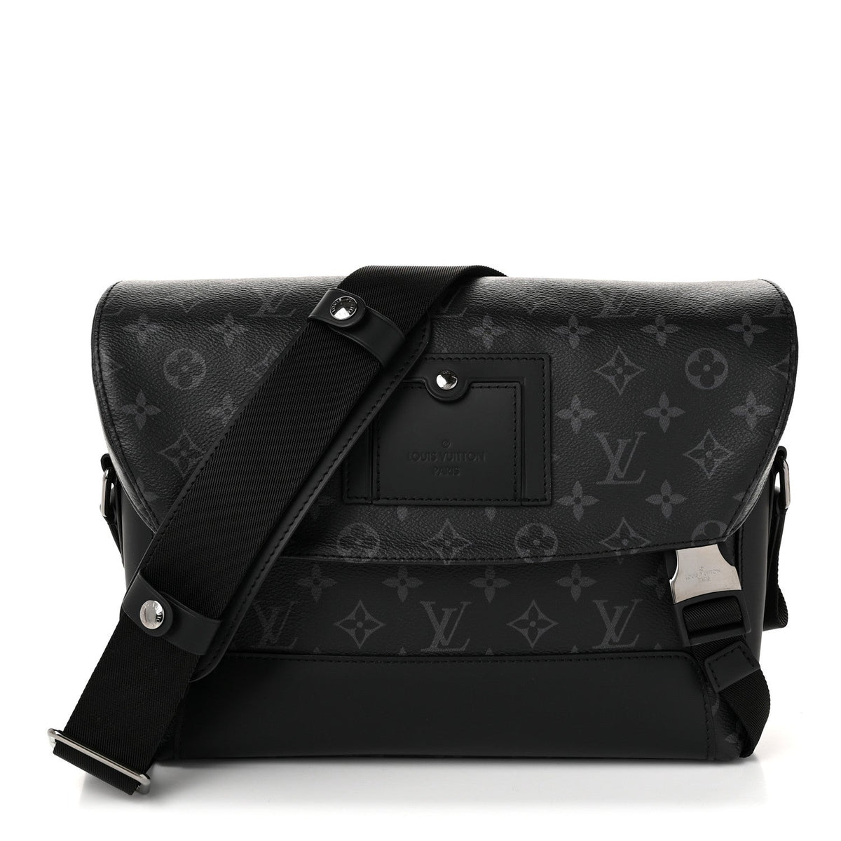 Louis Vuitton Monogram Eclipse Voyager PM Messenger Black