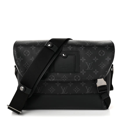 Louis Vuitton Monogram Eclipse Voyager PM Messenger Black