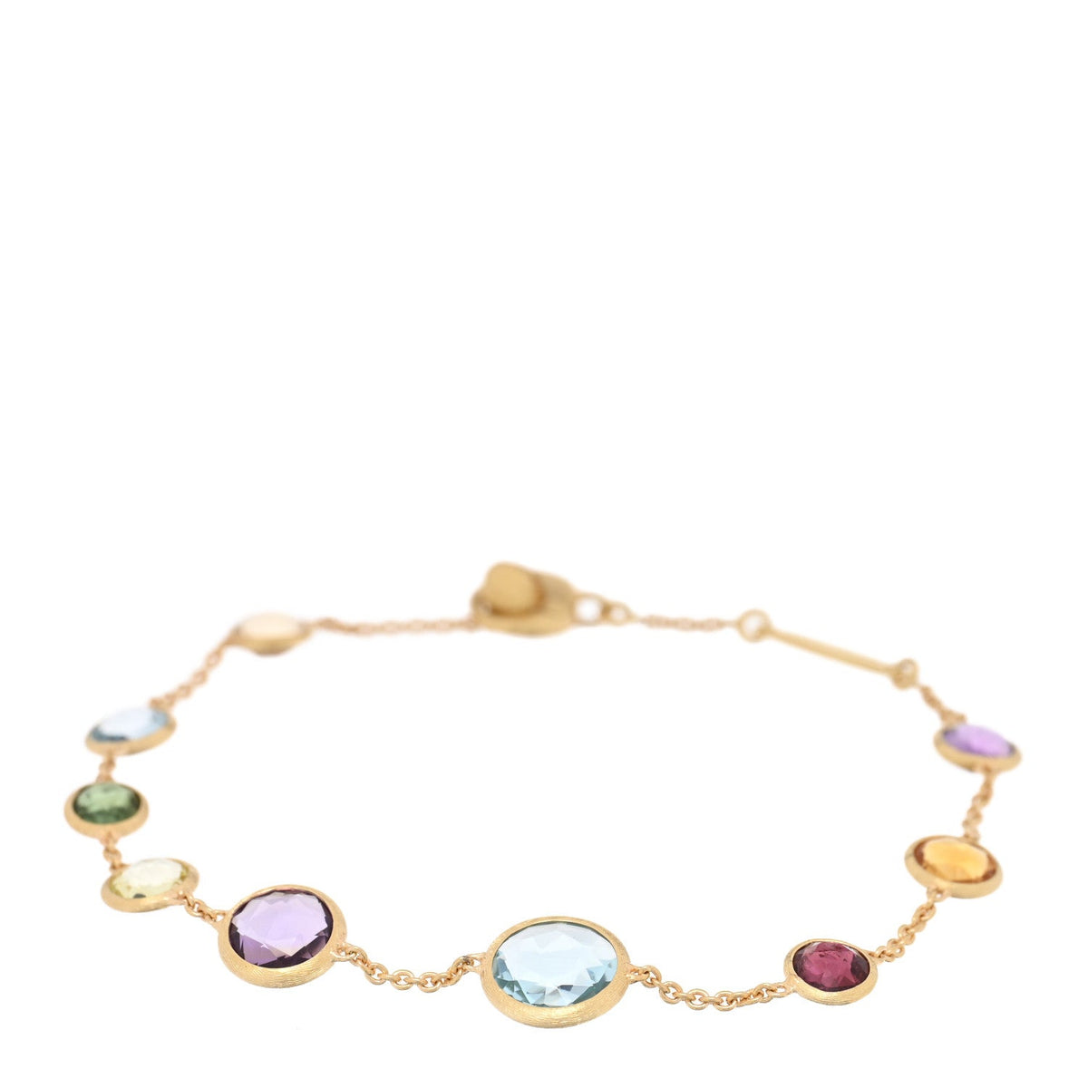 Marco Bicego 18K Yellow Gold Multi Gemstone Jaipur Color Bracelet